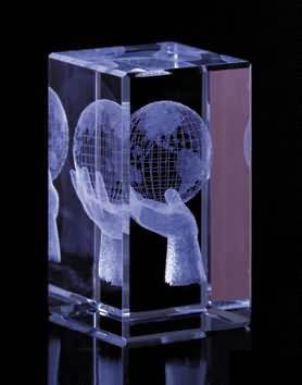 laser crystal, 3d laser crystal